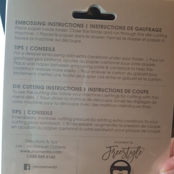 Momenta Embossing Folder And Cutting Templates Leaf Theme Set 11 Pc - Picture 5 of 8